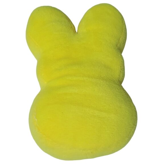 Easter Marshmallow Peep Bunny Rabbit 6 inch Plush Yellow Spring Stuffed Animal - Picture 2 of 3